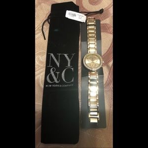 Beautiful NY&C GoldTone Watch